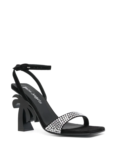 Palm Angels Sandals In Black