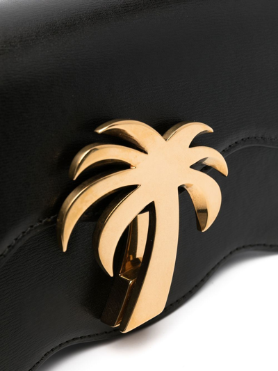 Shop Palm Angels Palm Beach Crossbody Mini Bag In Black