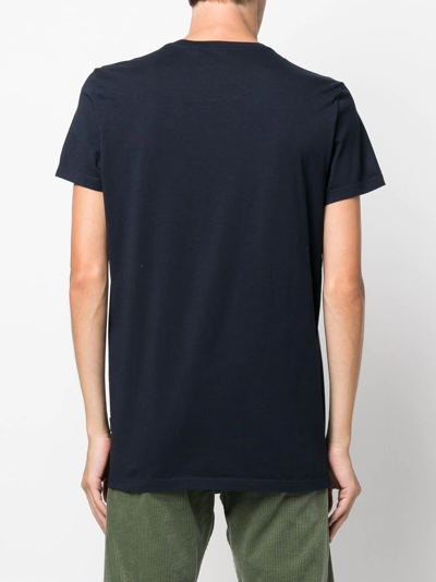 Shop Aspesi 'nervoso' Short-sleeve T-shirt In Blue
