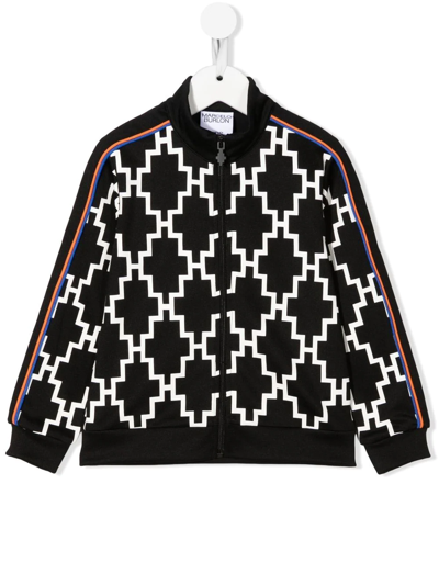 Shop Marcelo Burlon County Of Milan Logo-print Bomber Jacket In Black