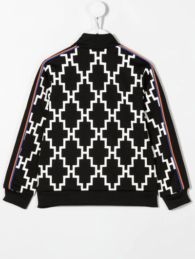 Marcelo Burlon County Of Milan Little Boy's & Boy's Cross Print Piping Track Jacket In Black