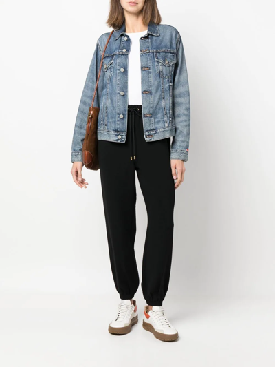 Michael Michael Kors Drawstring Track Pants In Black