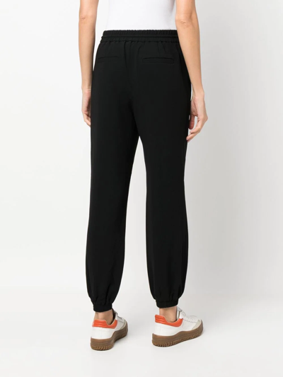 Shop Michael Michael Kors Drawstring Track Pants In Black