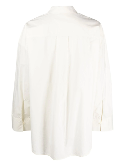 Shop By Malene Birger Derris Organic Cotton Shirt In White