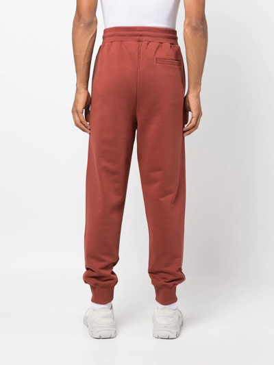 Shop A-cold-wall* Essential Logo-print Track Pants In Red
