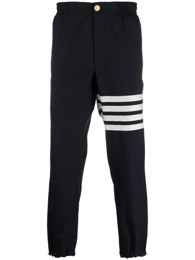 Shop Thom Browne 4-bar Stripe Tailored Trousers In Blue