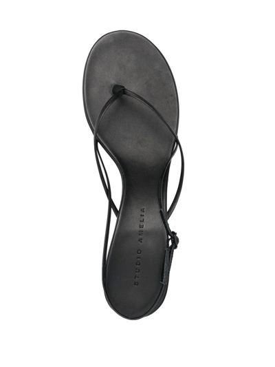 Shop Studio Amelia Slingback 60mm Sandals In Black