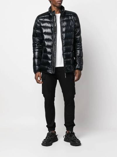 Shop Canada Goose Padded Down Jacket In Black