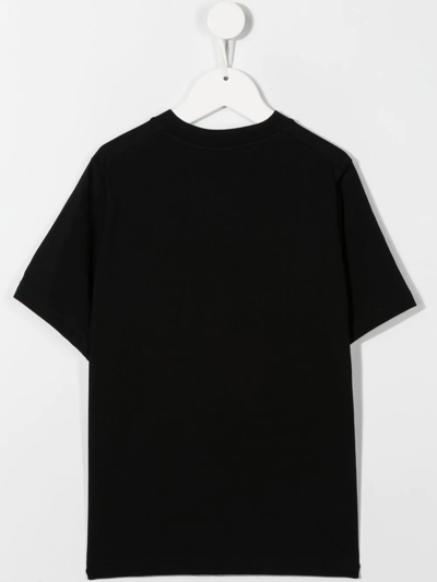 Shop Dsquared2 Logo-print Crew-neck T-shirt In Black