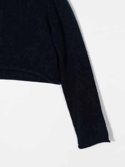 Il Gufo Button-down Fitted Cardigan In Blue