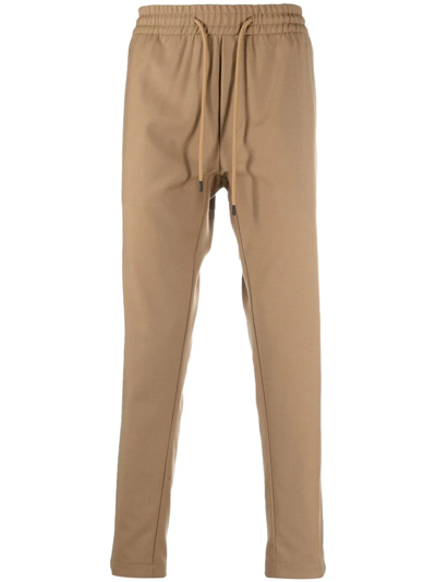 Shop Dondup Drawstring-waist Trousers In Neutrals
