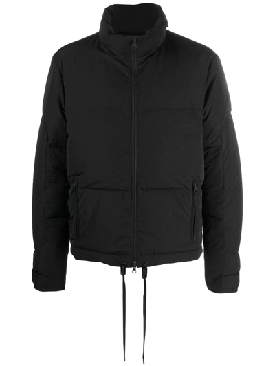 Shop Premiata Padded Zipped Jacket In Black