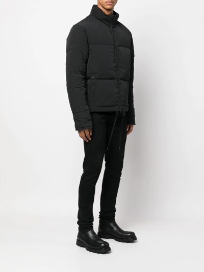 Shop Premiata Padded Zipped Jacket In Black