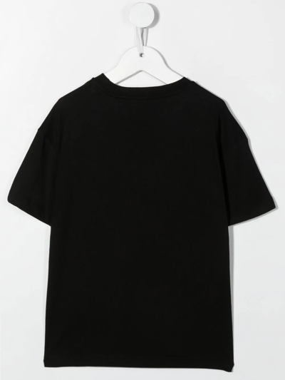 Msgm Logo-print Detail T-shirt In Black