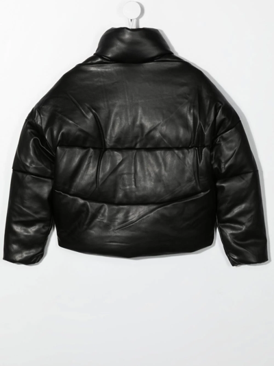 Shop Apparis High-neck Puffer Jacket In Black