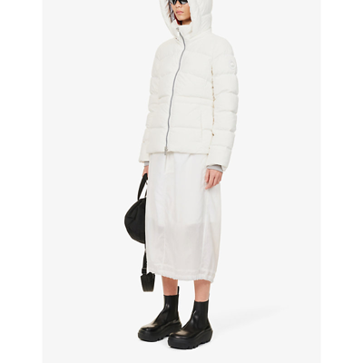Canada Goose Aurora Hooded 750 Fill Power Down Parka In N.star Wh