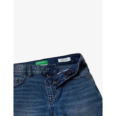 Benetton Kids' Slim-fit Stretch-denim Jeans 6-14 Years In Denim Blue |  ModeSens