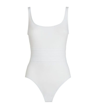 Shop Eres Scoop-back Asia Swimsuit In White