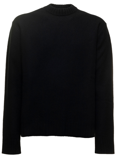 Shop Jil Sander Sweater Cn Ls In Black