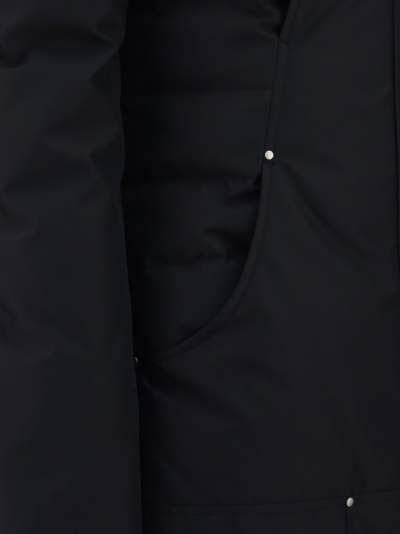 Moose Knuckles Cloud Hooded Parka Coat In Black