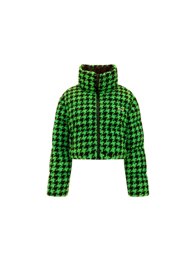 Msgm Chevron Down Jacket In Multi-colour