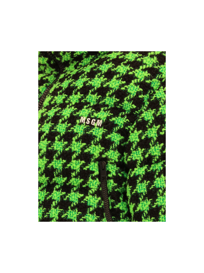 Msgm Chevron Down Jacket In Multi-colour