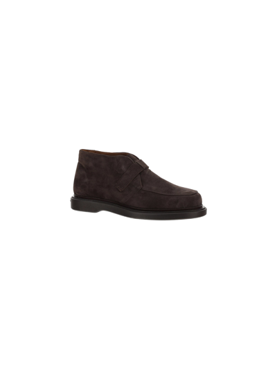 Shop Fratelli Rossetti Ankle Shoes In Avignone T.moro