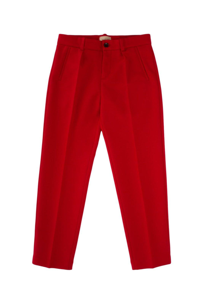 Shop Gucci China Exclusive Straight Leg Trousers