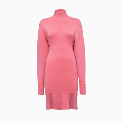 Shop Alessandro Vigilante Knit Dress In Rosa