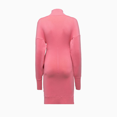 Shop Alessandro Vigilante Knit Dress In Rosa