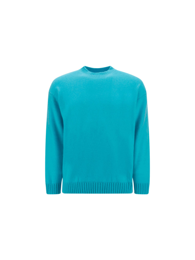 Shop Laneus Knitwear In Tiffany