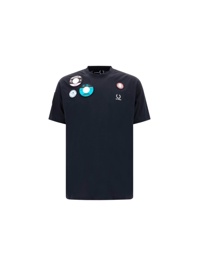 Shop Fred Perry Oversize T-shirt In Black