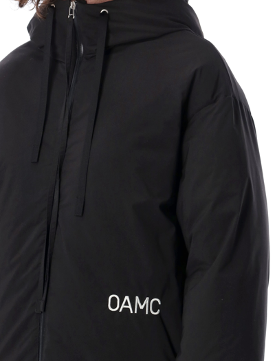Shop Oamc Peacemaker Puff Jacket In Black