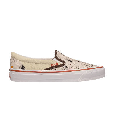 Pre-owned Vans Javier Calleja X Og Classic Slip-on Lx 'turtledove' In Brown