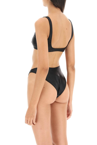Shop Rotate Birger Christensen Pearla Bikini Set In Black