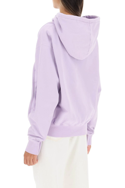 Shop Jacquemus 'le Sweatshirt Camargue' Organic Cotton Hoodie In Purple