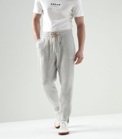 Brunello Cucinelli Cashmere Sweatpants In Fog | ModeSens