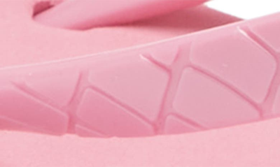 Shop Stuart Weitzman Embossed Flip Flop In India Pink
