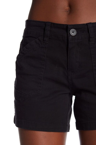 Shop Supplies By Union Bay Alix Twill Shorts In Black
