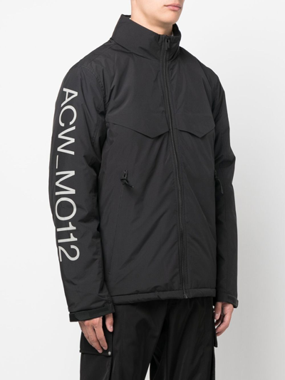 Shop A-cold-wall* Jacket With Logo In Black