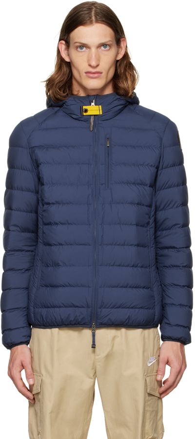 Shop Parajumpers Blue Last Minute Down Jacket In 673 Estate Blue