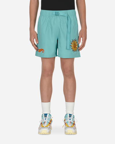 Shop Adidas Consortium Sean Wotherspoon X Hot Wheels Trail Shorts Blue In Green