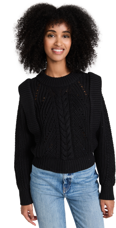 Shop English Factory Knitted Sweater Black