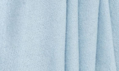 Shop La Fiorentina Soft Cashmere Blend Shawl In Crystal Blue