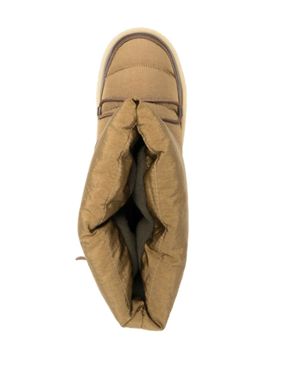 Isabel Marant Zimlee Padded Snow Boots In Green