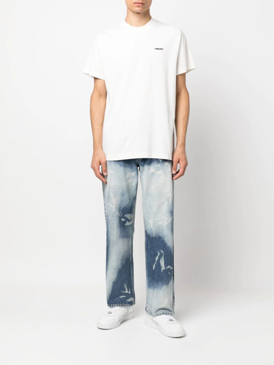 Ambush Embroidered-logo Detail T-shirt In White