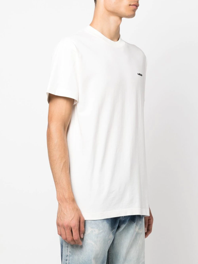 Ambush Embroidered-logo Detail T-shirt In White