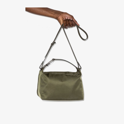 Shop Eéra Green Full Moon Shoulder Bag