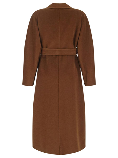 Shop Max Mara Madame Coat In Brown