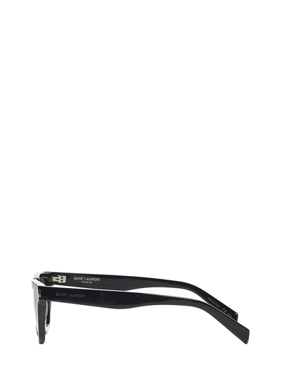 Shop Saint Laurent Sl 462 Sunglasses In Black